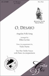 O, Desayo Two-Part choral sheet music cover